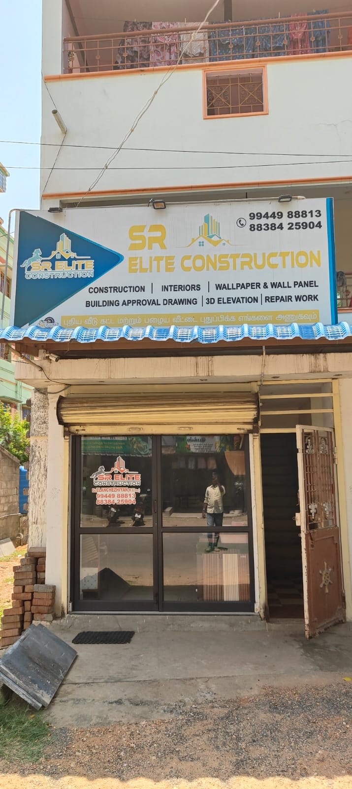 SR Elite Construction and Interiors Storefront Valapady Salem