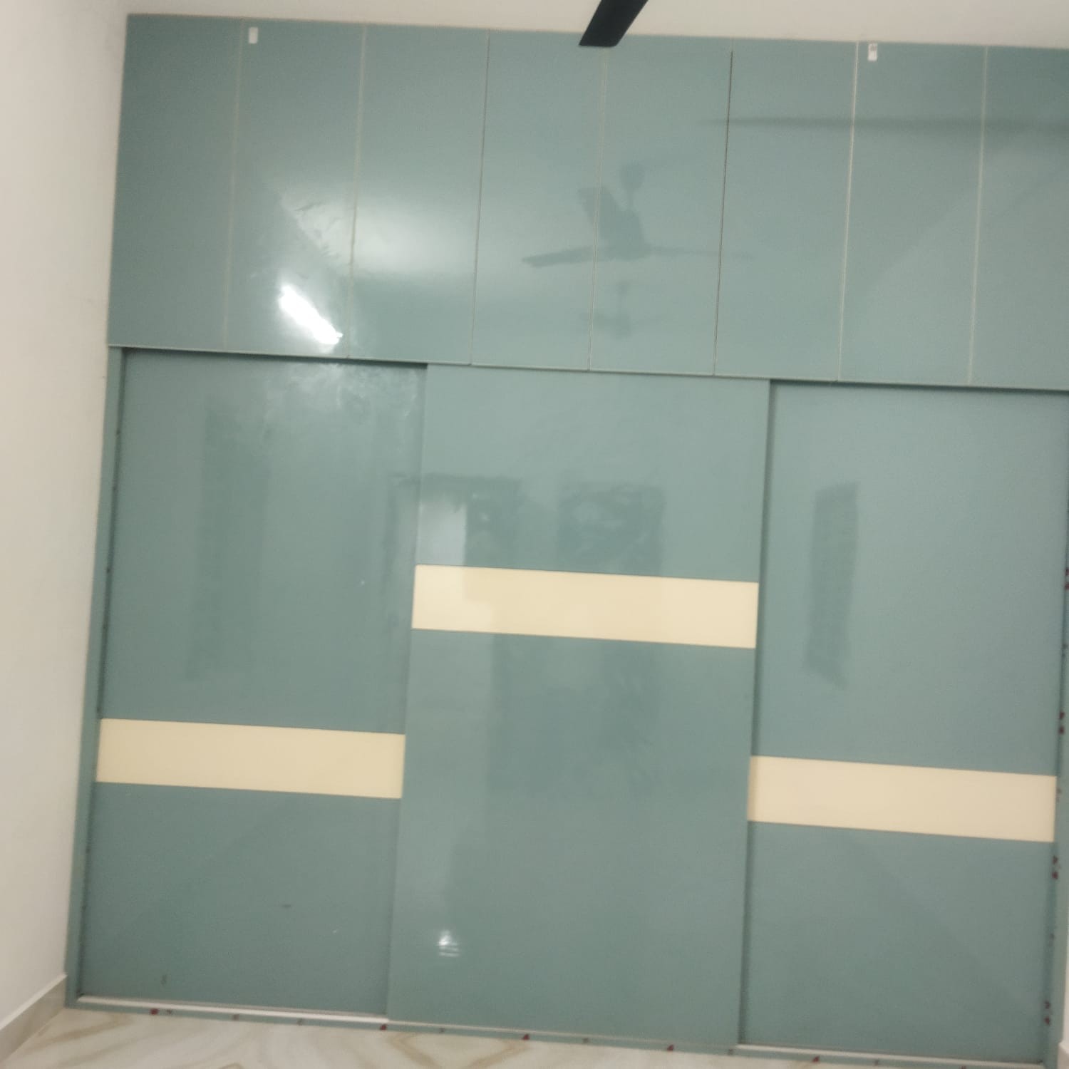 Sage Green Sliding Wardrobe
